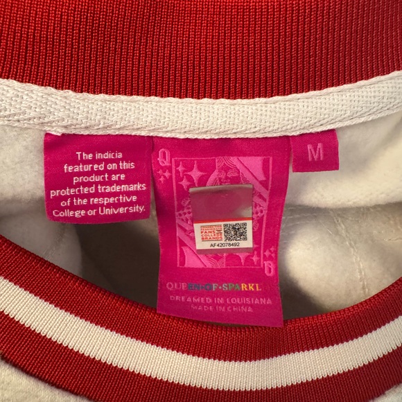 New! QUEEN OF SPARKLES Licensed Alabama Basketball Sweatshirt - Picture 9 of 10